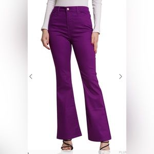 Zenana Color Wheel Jeans (PLUM)